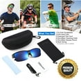 thumbnail image 4 of TINHAO Fit Over Glasses Sunglasses for Men Driving Fishing Polarized Lens 100% UV Protection, 4 of 7