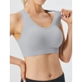 thumbnail image 2 of Sujetador deportivo FITTIN con espalda cruzada acolchado y soporte de alto impacto para mujer, 2 of 5