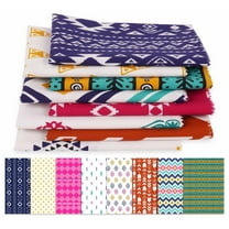 Soimoi 8 Pc Fat Quarter Bundle,Traditional Africal Tribal Print CollectionsPrint 18"x 22"DIY Patchwork-100% CottonPre-Cut Quilting Fabric Multicolor
