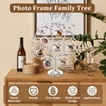 thumbnail image 2 of LNGOOR Photo Frame Family Tree Metal Family Tree Photo Frame Tree Shape Display Rich Multi Picture Frame Tree Free Combination Photo Picture Tree Displays for Home Wedding Decor, 2 of 10