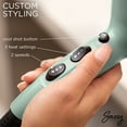 thumbnail image 4 of Sassy Ceramic Ion Hair Dryer, 1875-Watt Salon Dryer with Concentrator and Diffuser Green, 4 of 6