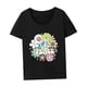 thumbnail image 4 of Camiseta para mujer, camiseta básica, cuello redondo, para oficina, trabajo, senderismo, desplazamientos L, 4 of 7