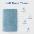 thumbnail image 6 of Jessy Home 12 Pack Mint Green Hand Towel Set 16"x31" Soft Highly Absorbent Quick Dry Bathroom Bath Hand Towels Microfiber Plush Towels, 6 of 6