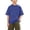 #2Blue, variant on Acaics Boys Short Sleeve T-Shirt, Kids Oversized Crew Neck Vintage Washed Soft Solid Color Casual Top, Fashion Street Outfit for Summer Daily Wear