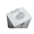 thumbnail image 5 of Elegant Decor Irene 24" Zinc Alloy and MDF Single Bathroom Vanity in Gray, 5 of 5