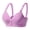 1-Purple, variant on Ersazi Bras Color Comfortable Hollow Out Perspective Bra Underwear No Rims Beige M