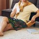 thumbnail image 5 of Fotbe Forest Plant Raccoon Pantalones Cortos de Pijama para Hombre, Ropa de Dormir, Pantalones de Pijama Cortos para Hombre-X-Large, 5 of 6