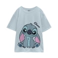 thumbnail image 1 of Playera Stitch para Mujer Manga Corta Azul Talla M, 1 of 4
