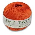 thumbnail image 1 of Hemp Twine Ball Orange 1mm, 1 of 4