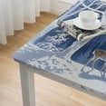 thumbnail image 4 of HAOXIT , of in Snowy Forest with Blizzards Theme, Dining Room Kitchen Rectangular Table Cover 48''x48'', 4 of 7
