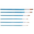 thumbnail image 5 of Juego de pinceles de pintura de acuarela, pluma Gouache, pelo de nailon, suministros de arte (azul), 6 uds., 5 of 5