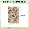 thumbnail image 4 of Lsque Tropical Leaves Flower Premium Golf Towel - Ultra Absorbent and Quick Drying Microfiber Towel with Carabiner - Gift for Men -24" X 16", 4 of 8
