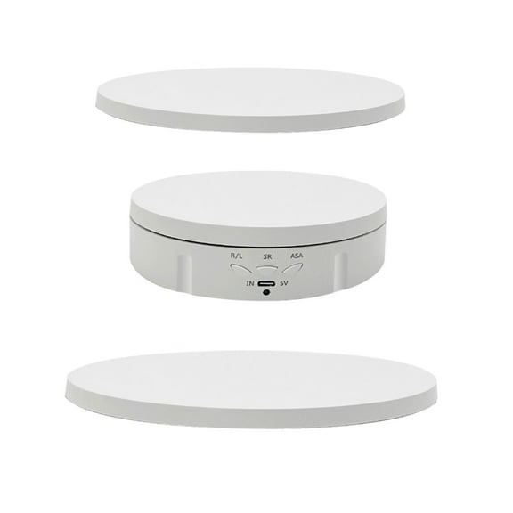 360 Degree Electric Rotating Turntable Automatic Rotating Display Stand USB Charging Jewelry Shoes Display Stand