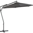 thumbnail image 5 of Solward 10ft Steel/ Metal Frame Gray UV Resistant Cantilever Tilt Patio Umbrella, 5 of 5