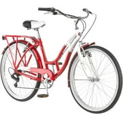 Schwinn Point Beach 26" Ladies Cruiser Bike, Red and White