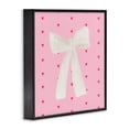 thumbnail image 3 of Stupell Industries White Bow on Hearts Black Framed Giclee Art design by Lucille Price, 24 x 24, 3 of 8