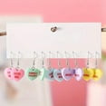 thumbnail image 2 of TanSiDing 10pcs Heart Earrings for Women, Hypoallergenic Dainty Studs, Gift Set for Anniversary Date Night, Fashion Jewelry Accessories, 2 of 6