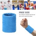 thumbnail image 5 of Yuarrent 1 Uds. Protector de muñeca de muñequera deportiva Unisex de algodón colorido Ropa Deportiva, Zapatos azul real, 5 of 5