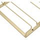 thumbnail image 3 of Portabotellas, estante para copas de vino de hierro al revés, soporte para copas de vino colgante de estilo europeo debajo del gabinete, dorado, 3 of 5