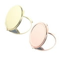 thumbnail image 6 of Cosmetic Folding Portable Pocket Mirror Double-sided Round Mirror Golden, 6 of 6