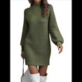 thumbnail image 2 of Suéteres Tipo Cárdigan para Mujer, Abiertos Al Frente, para Otoño e Invierno, de Larga, Holgados, Informales, para Abrigo. Verde XL, 2 of 10