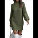 thumbnail image 2 of Suéteres Tipo Cárdigan para Mujer, Abiertos Al Frente, para Otoño e Invierno, de Larga, Holgados, Informales, para Abrigo. Verde XXXL, 2 of 10