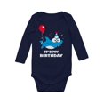 thumbnail image 1 of Tstars Boys Unisex 1st 2nd Birthday Gift Shark Top Outfit Birthday Gift for 1 or 2 Year Old Birthday Gifts for Baby Boy Birthday Party B Day Baby Long Sleeve Bodysuit, 1 of 4