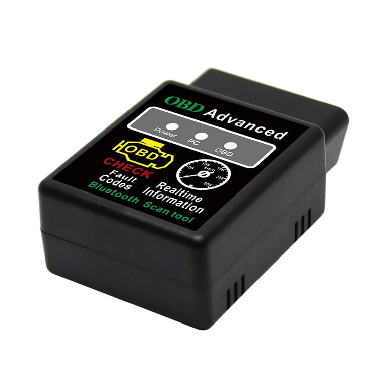Sportsmand Mindful nudler Bluetooth 2.0 Interface OBDII Car Diagnostic Scanner Code Reader Tool for  Android - Walmart.com