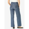thumbnail image 2 of Woman Within Plus Size  Pull-On Wide-Leg Denim Jean, 2 of 3