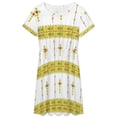 thumbnail image 3 of Ethiopian Habesha Tibeb Telet Short Sleeve Dress Women Summer Evening Dresses Ladies Sundress, 3 of 7