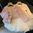 thumbnail image 6 of Girls Pink 2 Piece Princess Outfit - Kids to Big Girls (2-8Y) Tulle Dress with Bow & Woven Top, Nylon Spandex,Size 5-6 T, 6 of 9