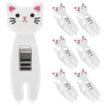 thumbnail image 1 of 6pcs Cute Cat Clip Multi-functional Clothespin Food Sealing Clip Ticket Clip Photo Message Clip, 1 of 8