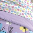 thumbnail image 4 of Set de edredón Dream Factory Sweet Butterfly Purple Twin, 4 of 7