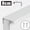 8cm-White, variant on Hidden Cabinet Pulls Drawer Knobs with Screw Long Furniture Handles Aluminum Alloy Kitchen Closet Cupboard Door Handle Hardware