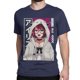 thumbnail image 5 of Camiseta de algodón con capucha IRyS para hombre y mujer, estilo Hololive, manga corta, cuello redondo, estampado gráfico, 5 of 7