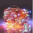 thumbnail image 1 of Cadena de luces LED, 20 m, 200 LED, USB, resistente al agua, IP65, multicolor, para exteriores, interiores, bodas, Navidad, San Valentín, fiestas de cumpleaños, 1 of 4