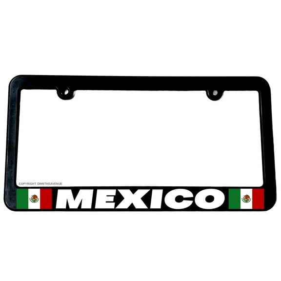Mexico World Country Flag Car Truck Auto License Plate Frame