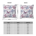 thumbnail image 2 of Yiaed Butterflies in Pastel Print Pillow Covers Super Soft Decorative Square Throw Pillow Covers Case Cushion Covers for Sofa Couch Bedroom Car Decor（No pillow core）-12"x12", 2 of 7