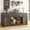 Brown, variant on Farmhouse Buffet Cabinet, 70” Large Sideboard Cabinet with 3 Drawer, Rustic Storage Cabinets with Sliding Barn Door, Coffee Bar for Dinning Room, Kitchen, Hallway, and Living Room, White
