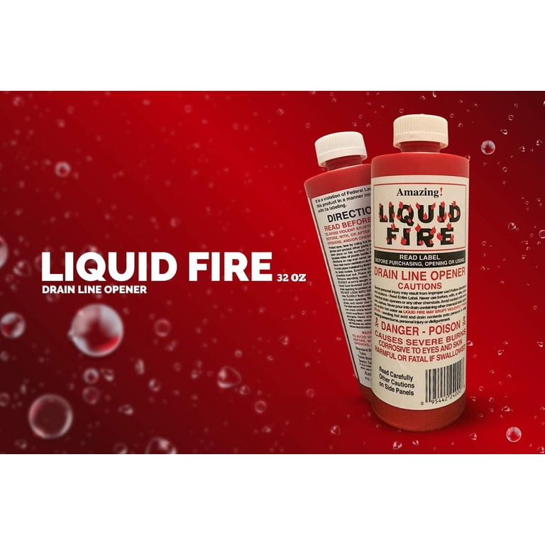 Amazing Liquid Fire Drain Line Opener, 32 Oz photo 4