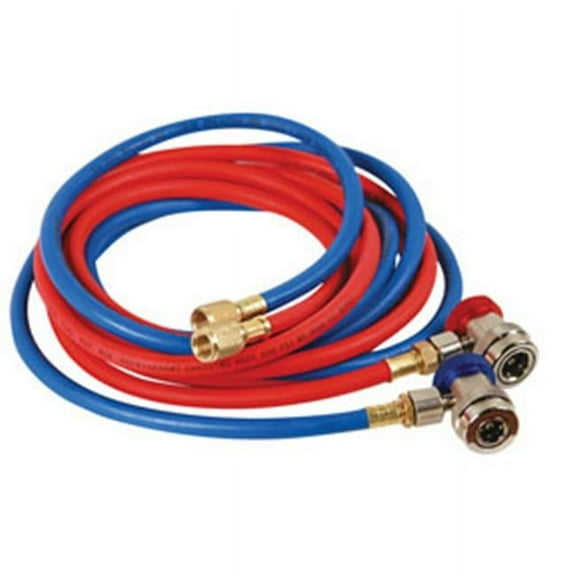 6448 R134A 10 Ft. Hose Set With Manual Couplers
