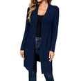 thumbnail image 4 of Hilenly Women's Long Cardigan Sweaters Long Sleeve Open Front Lightweight Cardigans Sweater Duster Coats with Pockets, 4 of 9