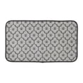 thumbnail image 1 of Bone Dry Lavable a máquina, Alfombra Ultra Absorbente para Mascotas, Grande, 14 x 24 Pulgadas, celosía Gris, 1 of 5
