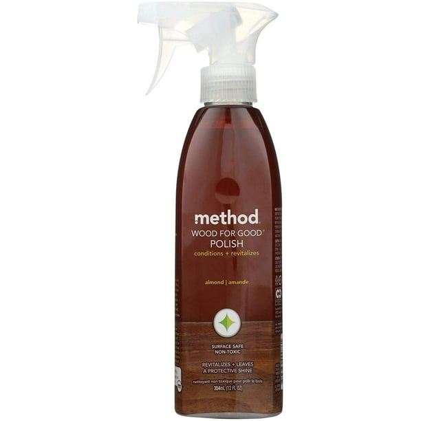 Method 00086 12 Oz Almond Wood for Good Wood Surface Spray Cleaner (6