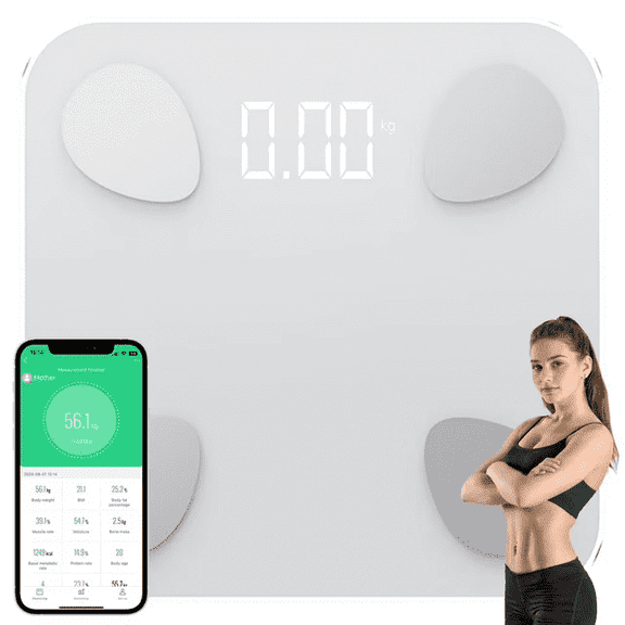ATUPEN Bluetooth Body Fat Scale, Smart Scale for Body Weight Health Analyzer with APP 400 lbs