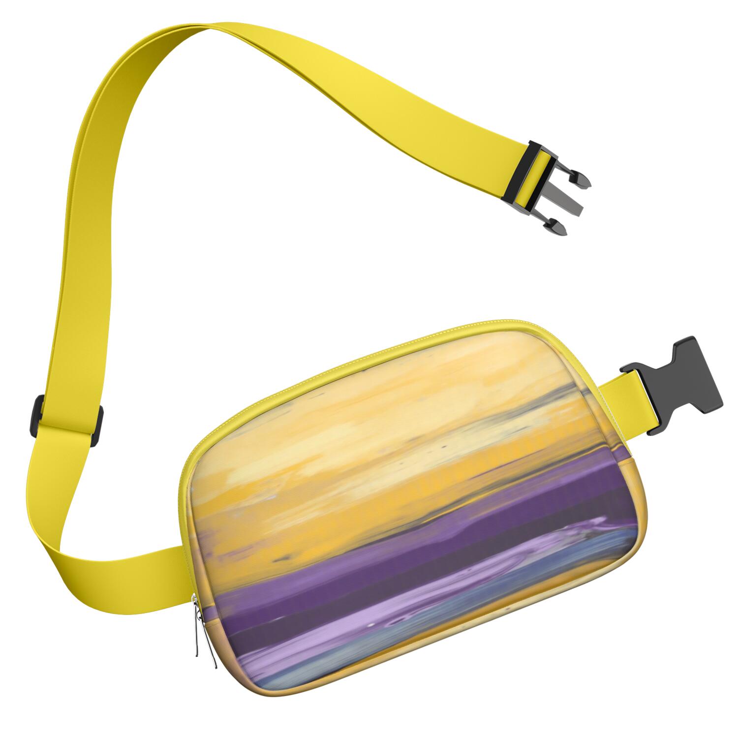 Fanny Pack Adjustable Belt Bag for Women Fashion Waist Packs Running Workout Hiking Travel Fanny Pack Abstract Geometry Colorful