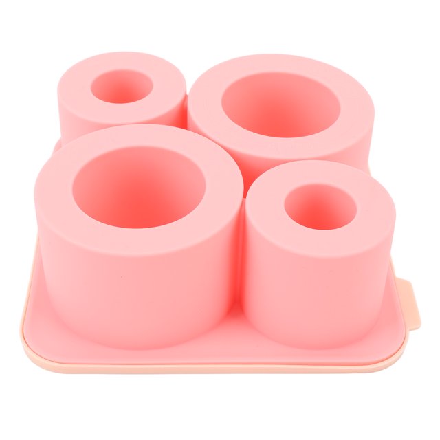 Bandeja De Silicona Para Cubitos De Hielo, Material Seguro De Gran Capacidad, Elegante, Para Taza De 20oz, 30oz Y 40oz, 4 Uds.