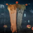 thumbnail image 3 of Costway 6 FT Light-up Hanging Pumpkin Ghost with Red Glowing Eyes & Bendable Arms, 3 of 10