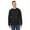 Black, variant on J America 8424JA Unisex Premium Fleece Sweatshirt