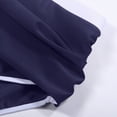 thumbnail image 4 of HCNTES Womens High Waisted Swim Bottom Retro Triangle Bikini Bottoms Tummy Control Scrunch Swimwear Navy,5XL, 4 of 9